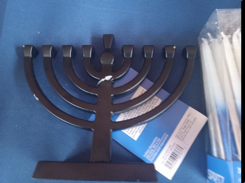 Menorah with box - 6",